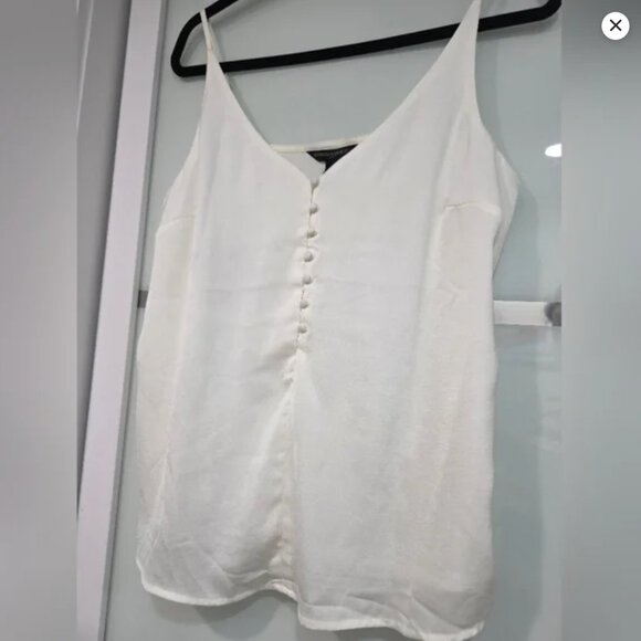 NWT Banana Republic Elegant White Women's Top Tank - Picture 8 of 13